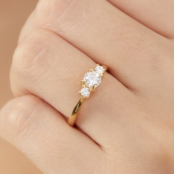 Anillo de Compromiso con Diamante de Laboratorio de 0.50 carat - ADLAB29