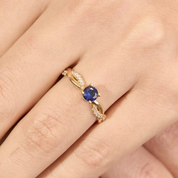 Anillo de Compromiso Infinito Zafiro (AG05)