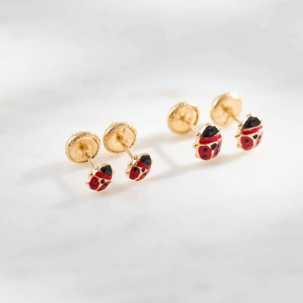 Aretes de Bebé modelo Mariquita