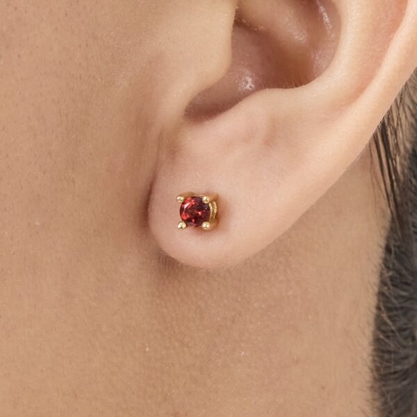 Aretes Anna Granate Natural