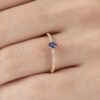 Anillo de Oro con Zafiro