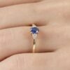 Anillo de Oro con Zafiro
