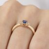 Anillo de Oro con Zafiro